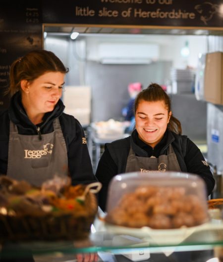 Farm shop team members