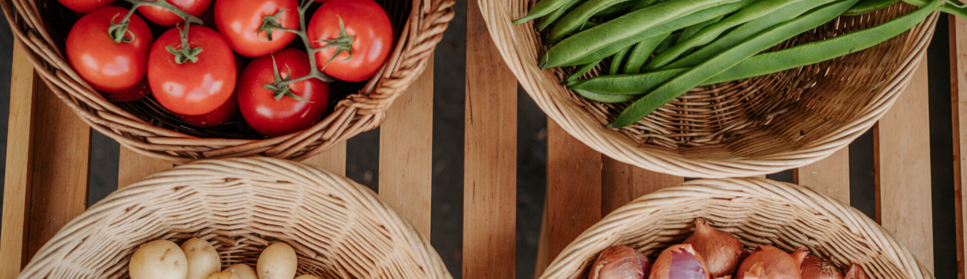 Seasonal vegetables from Herefordshire