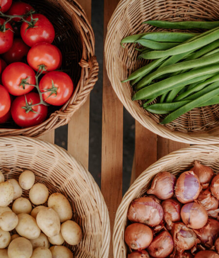 Seasonal vegetables from Herefordshire