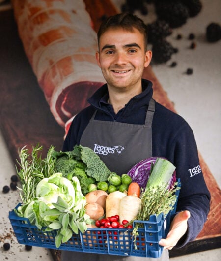 Winter fruits and vegetables from Herefordshire