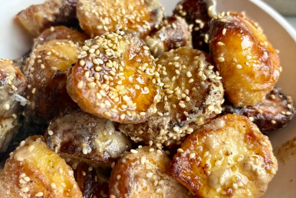 Tahini roasties