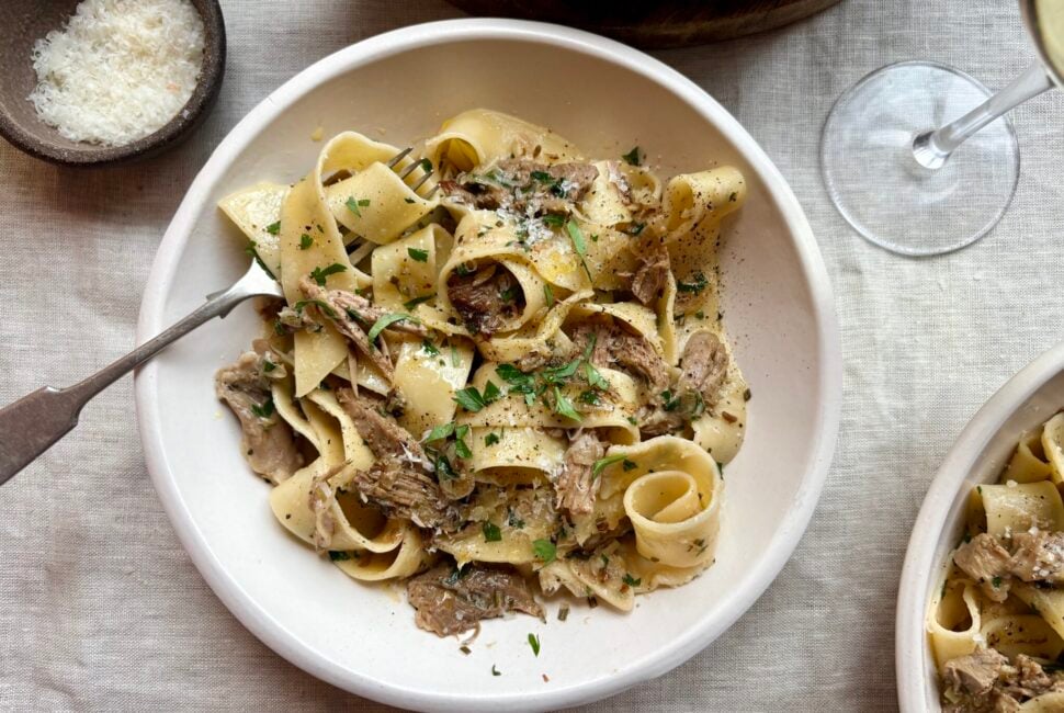 Leftover lamb pasta recipe